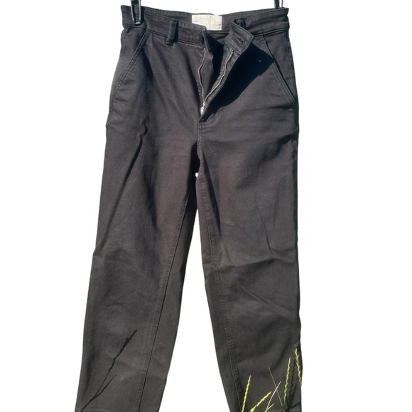 EUC Ladies size 2 Everlane Black Straight Leg Pant (RUNS BIG) Waist 30 - Picture 1 of 4